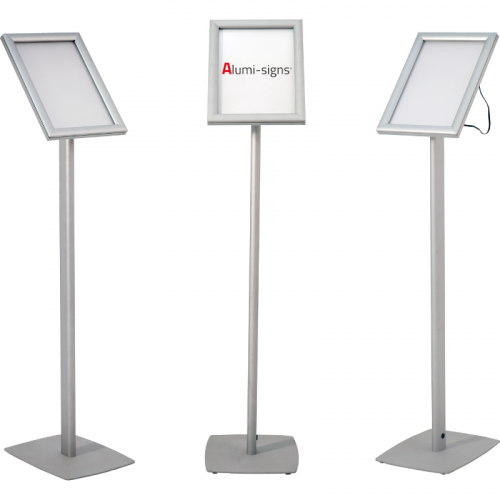 led illuminated menu display stand